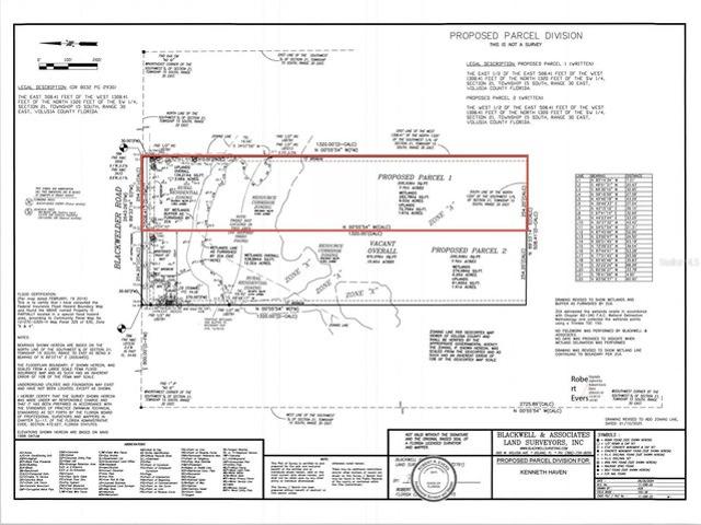 Land for sale in De Leon Springs, Florida