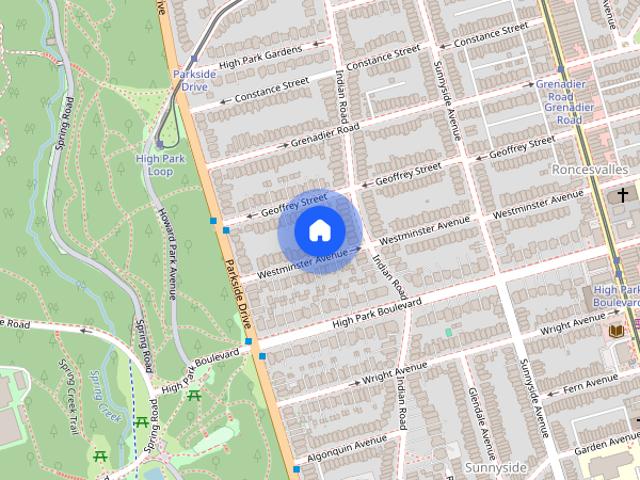 House for rent in Sunnyside, Toronto