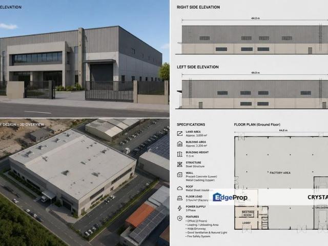 Warehouse for sale in Georgetown, Penang