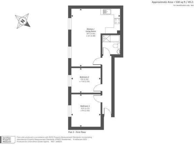 Flat for sale in Horsell, Woking