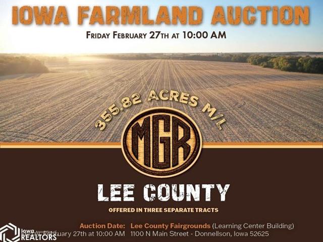Land for sale in Donnellson, Iowa