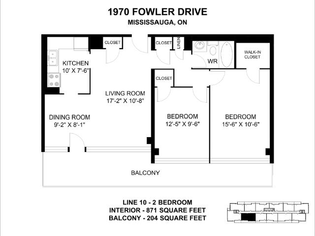 Apartment for rent in Sheridan, Mississauga