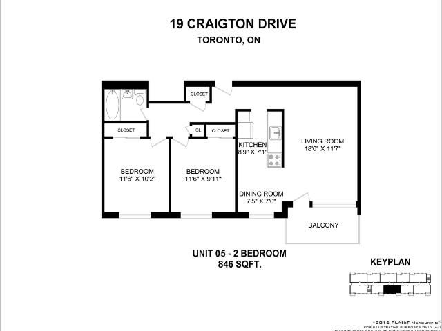 Apartment for rent in Woburn, Ontario