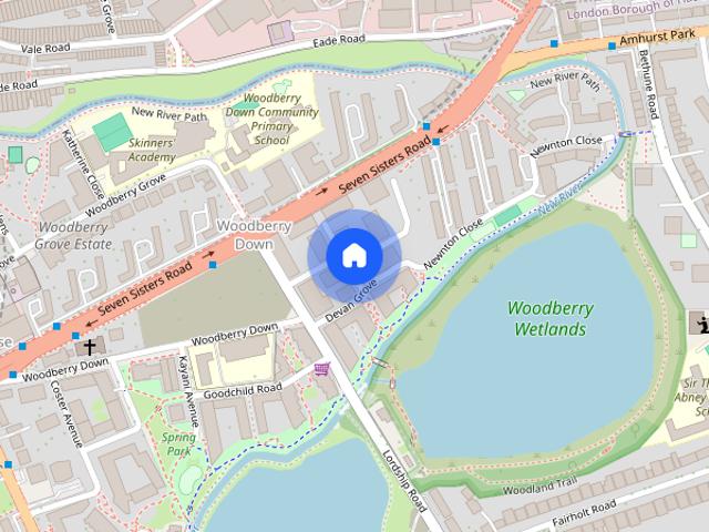 Apartment for rent in Woodberry Down, Stamford Hill