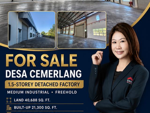 Warehouse for sale in Ulu Tiram, Johor