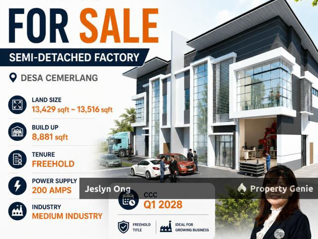 Warehouse for sale in Plentong, Johor