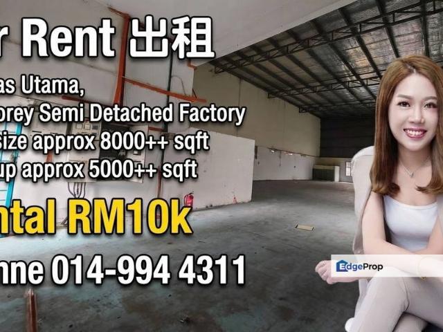Warehouse for rent in Johore Bahru, Johor