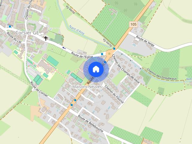 Apartment mieten in Maisons Neuves, Corsier (GE)