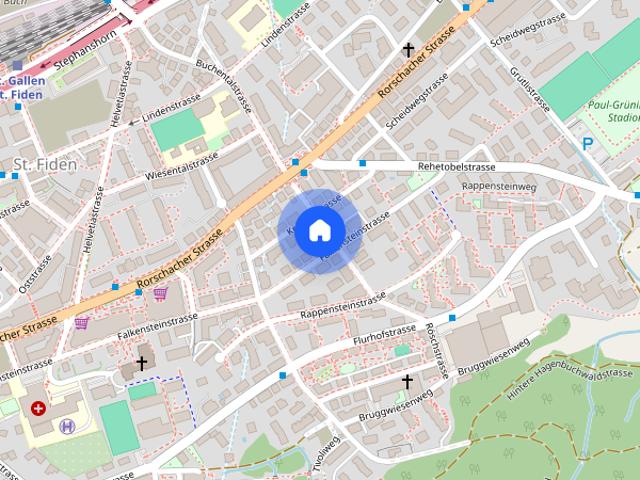 Apartment mieten in Schwarzenbach (SG), St. Gallen