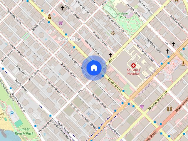Apartment for rent in Davie Village, Vancouver