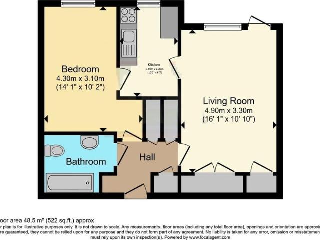 Apartment for rent in Camberwell, Greater London