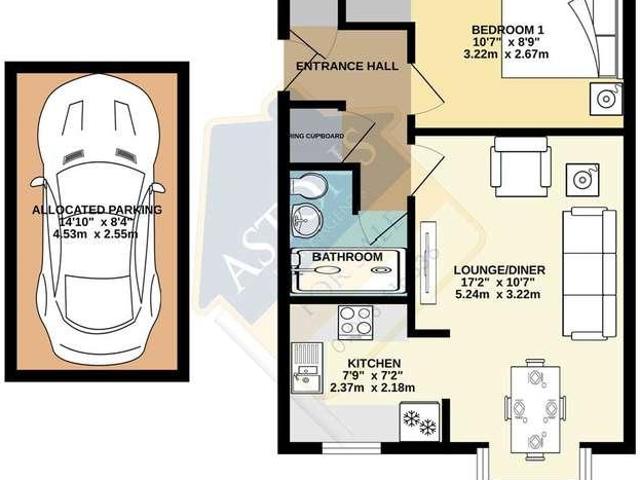 Flat for sale in Bletchley, Milton Keynes