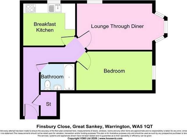Flat for sale in Sankey Bridges, Warrington