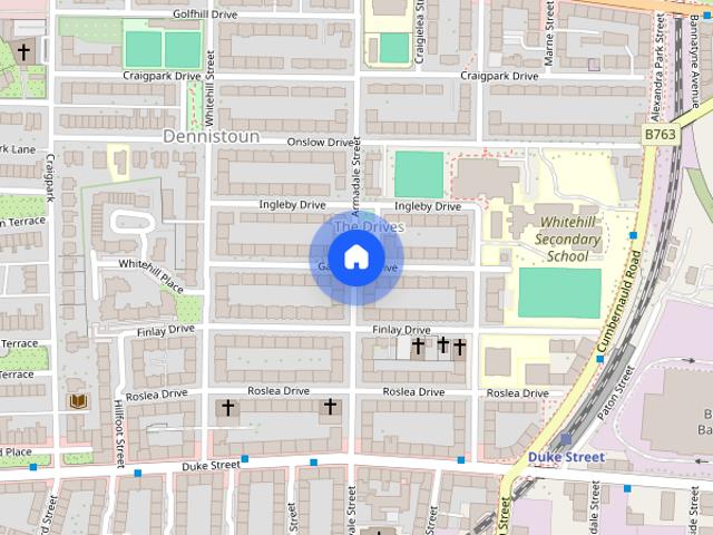 Apartment for rent in The Drives, Dennistoun