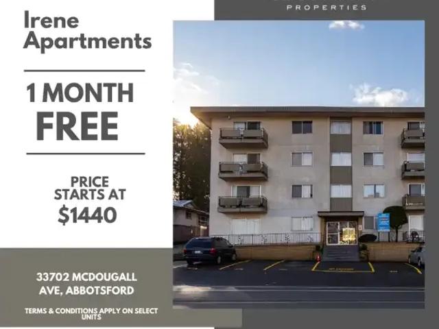 Apartment for rent in Abbotsford, British Columbia