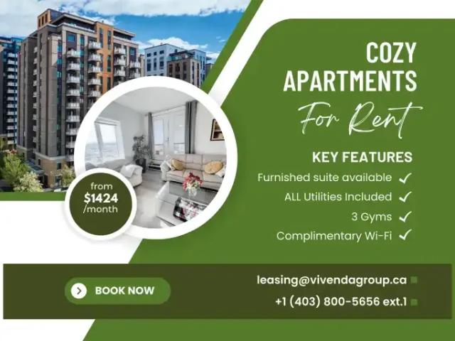 Apartment for rent in Northwest, Alberta