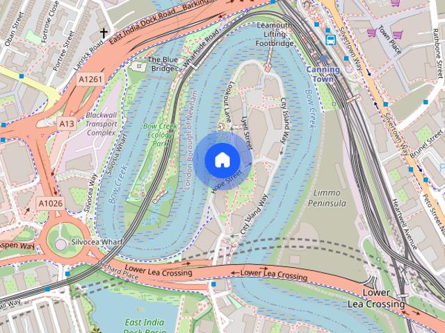 Apartment for rent in London City Island, Blackwall