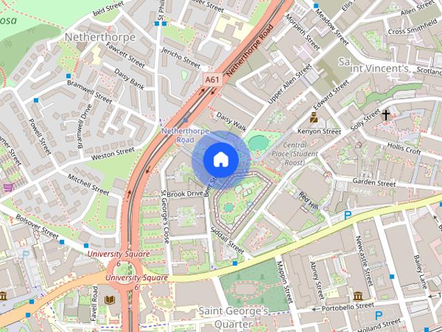 Apartment for rent in Saint George's, Netherthorpe