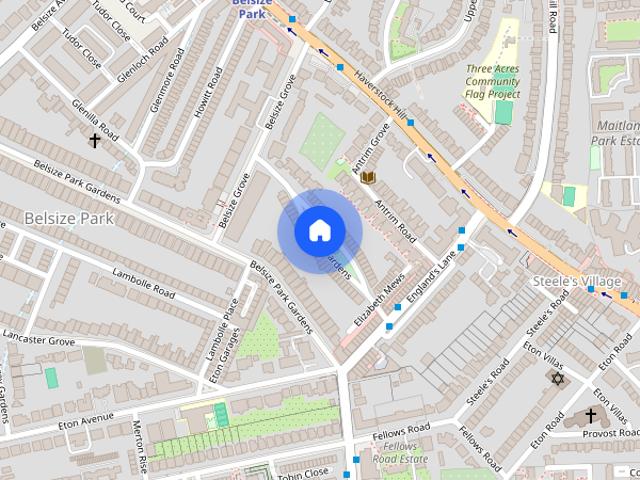 Apartment for rent in Belsize Park, Primrose Hill