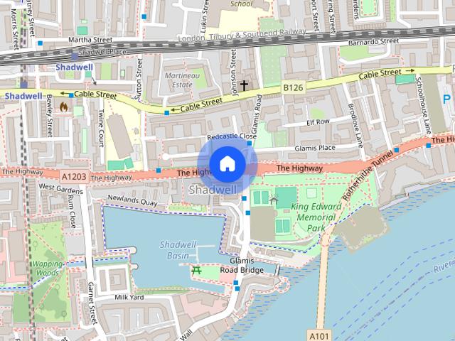 Apartment for rent in Ratcliffe, Shadwell