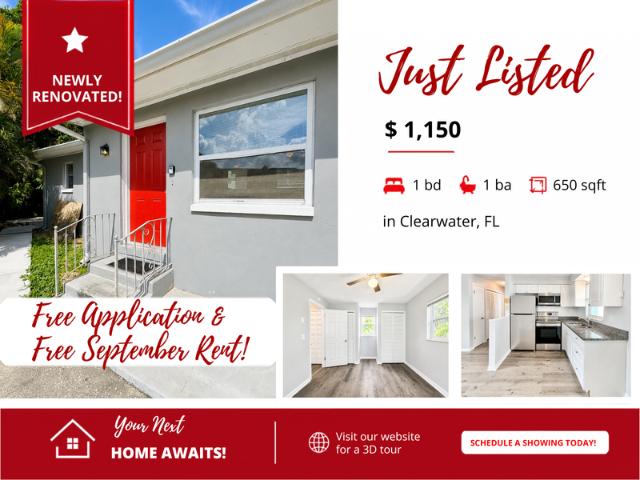 Apartment for rent in Clearwater, Florida