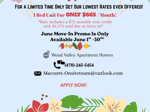 Apartment for rent in Macon, Georgia