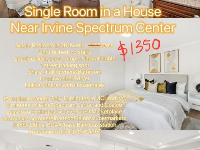 Apartment for rent in Lake Forest, Orange County