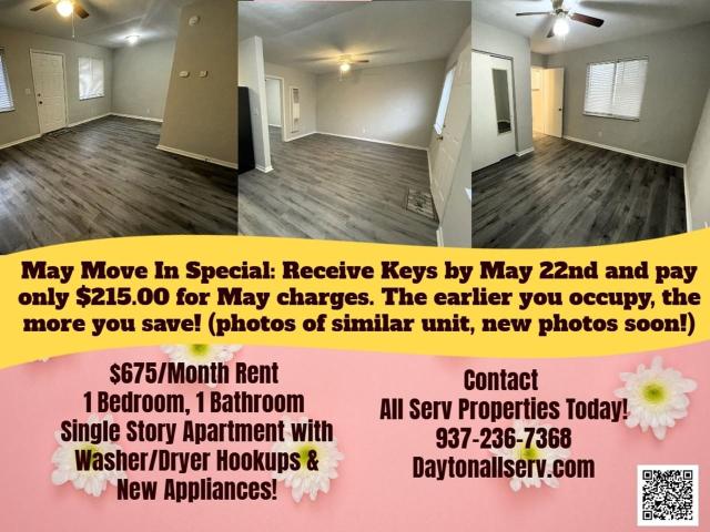 Apartment for rent in Dayton, Ohio