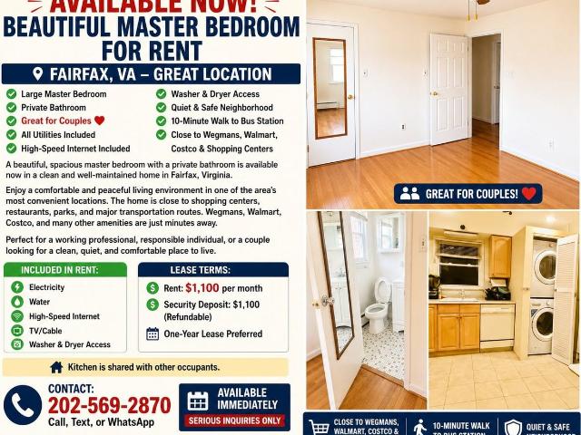 Apartment for rent in Virginia