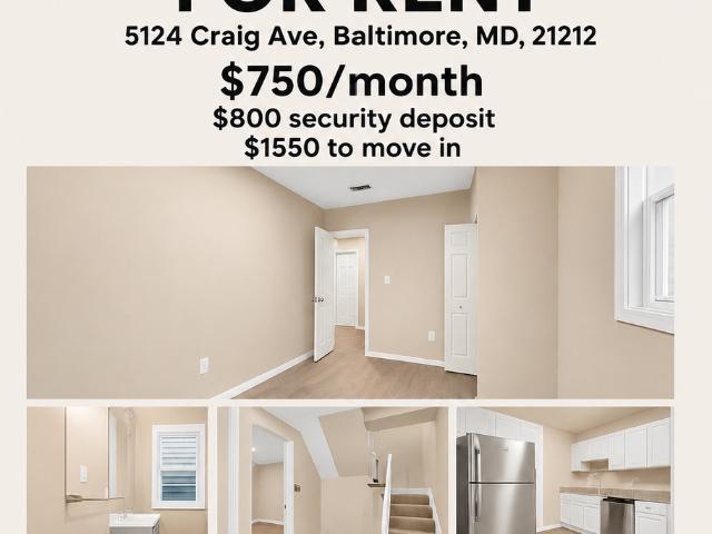 Apartment for rent in Gibsonton, Maryland