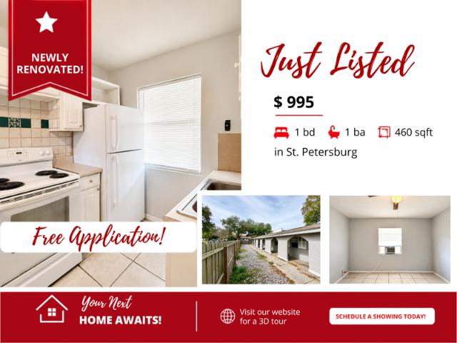 Apartment for rent in Saint Petersburg, Florida