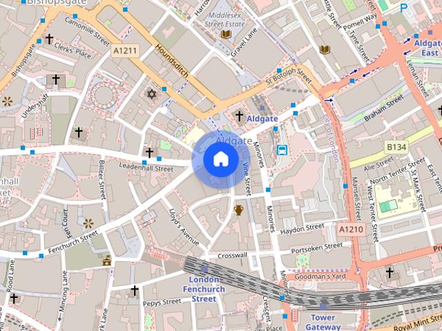 Apartment for rent in Aldgate, Greater London