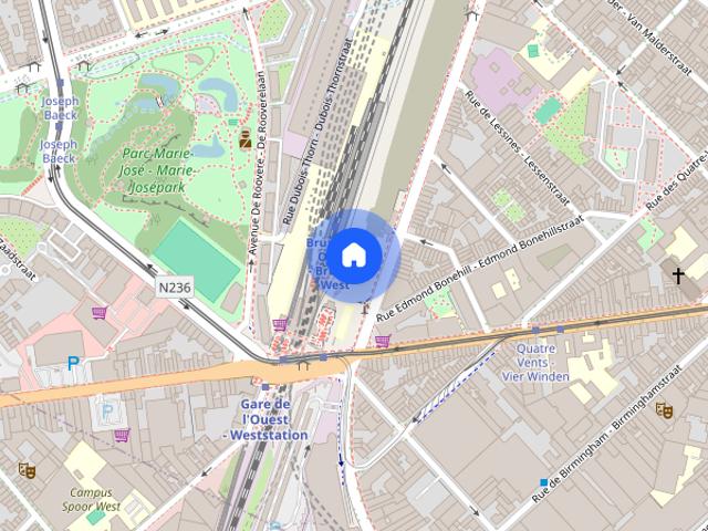 Appartement location à Cité Nogent - Tuinwijk Nogent, Molenbeek-Saint-Jean - Sint-Jans-Molenbeek