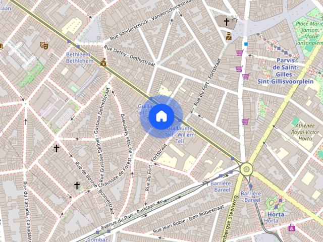 Appartement location à Saint-gilles, Bruxelles