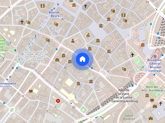 Appartement location à Quartier du Centre - Centrumwijk, Bruxelles - Brussel