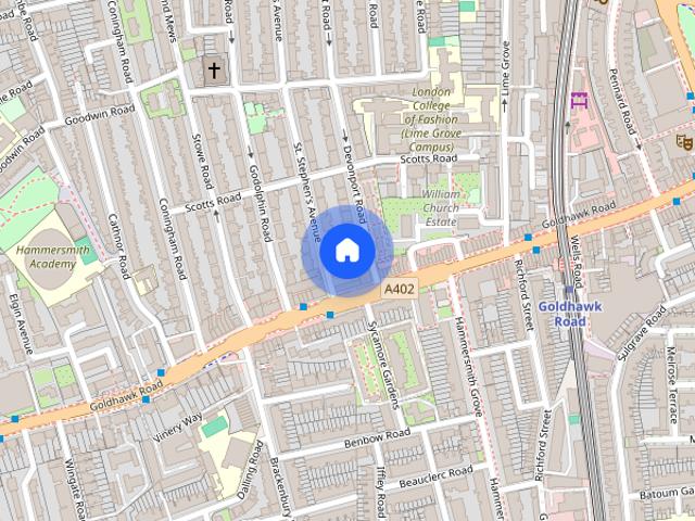 Townhouse for rent in London Borough of Hammersmith and Fulham, Greater London
