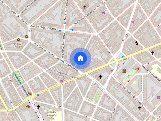 Appartement location à Schaarbeek, Bruxelles