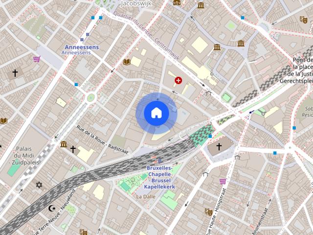Appartement location à Quartier Midi-Lemonnier - Zuid-Lemonnierwijk, Bruxelles - Brussel