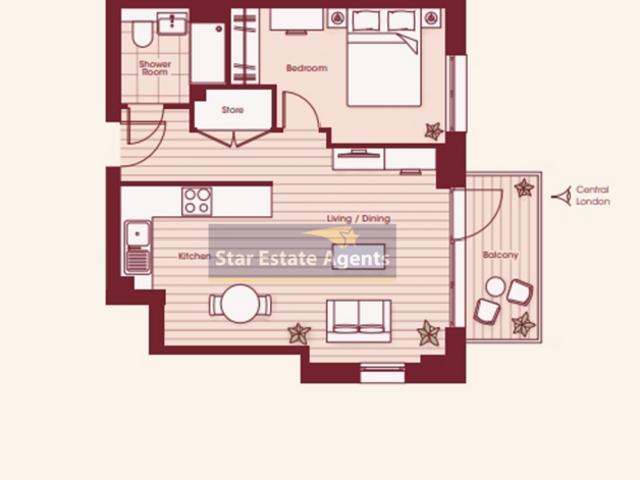 Flat for sale in London Borough of Ealing, Park Royal