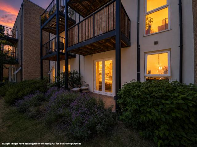 Flat for sale in Row Town, Surrey
