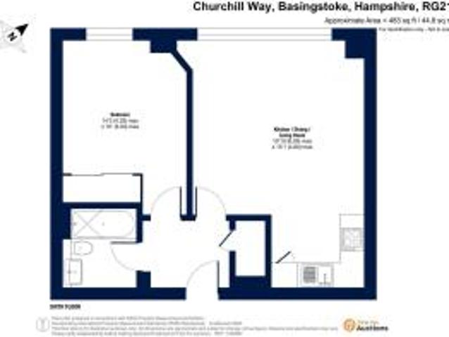 Apartment for sale in Churchill Way Allotments, Basingstoke and Deane