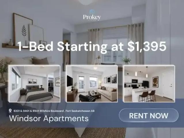Apartment for rent in Fort Saskatchewan, Alberta
