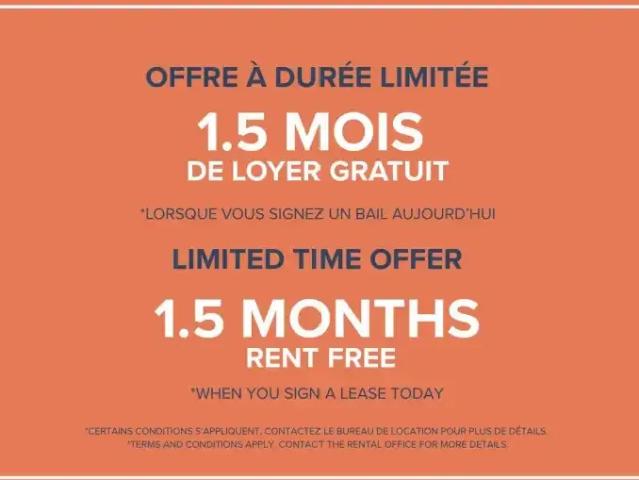 Apartment for rent in St. Leonard's, Quebec