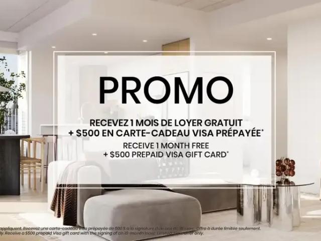 Apartment for rent in St. Leonard's, Quebec