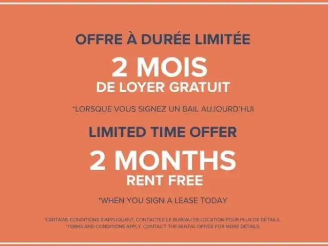 Apartment for rent in St. Leonard's, Quebec
