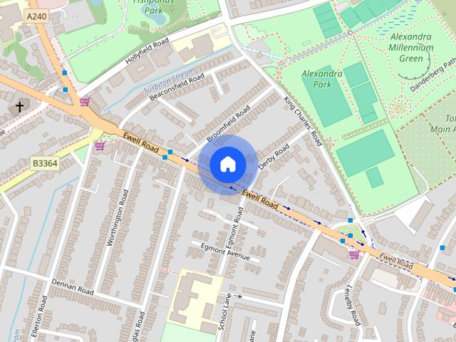 Apartment for rent in Tolworth, Greater London