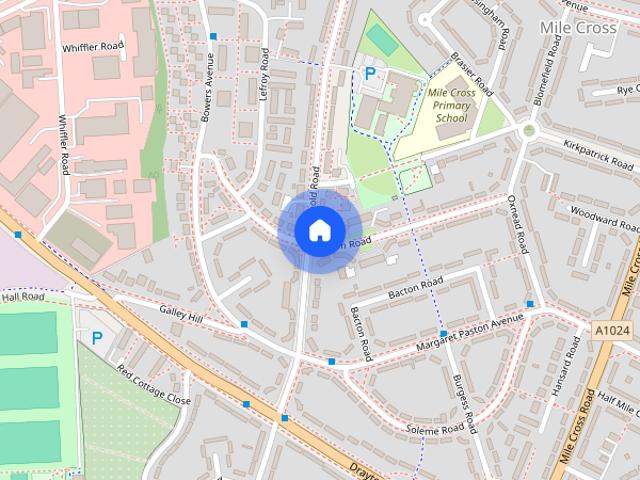 Apartment for rent in Mile Cross, East Bank