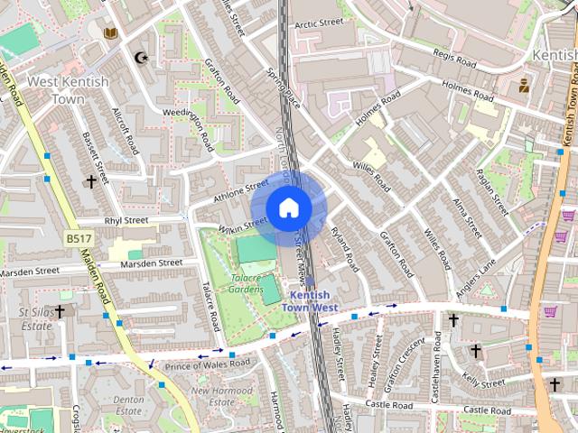 Apartment for rent in Maitland Park, Greater London