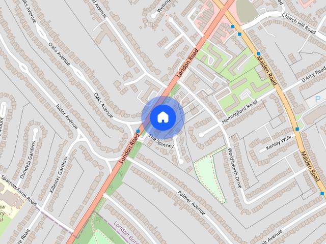 Apartment for rent in Worcester Park, Greater London
