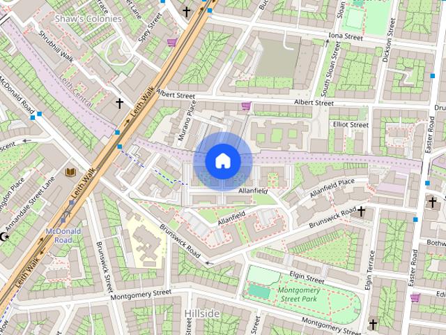 Apartment for rent in Hillside, City of Edinburgh